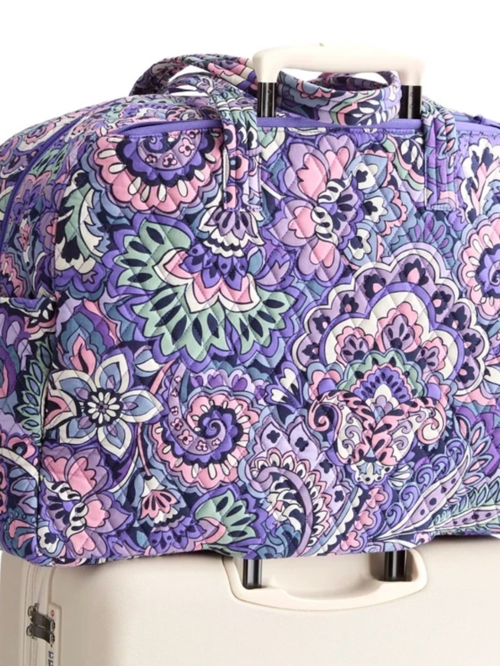 🌸Vera Bradley Large Cotton Weekender Travel Bag - Picture 9 of 10